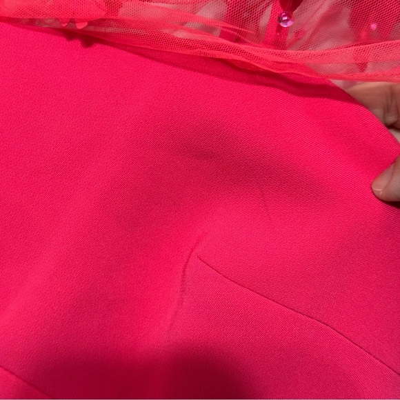 Theia Riley Pink High Low Cocktail Dress Size 10 - Picture 11 of 11